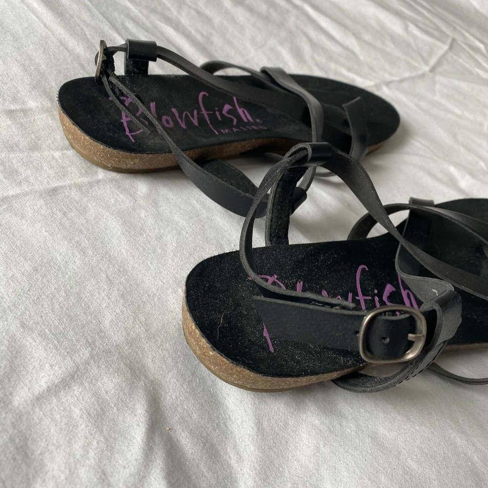 Blowfish - Basic Black Strap Sandals - image 3